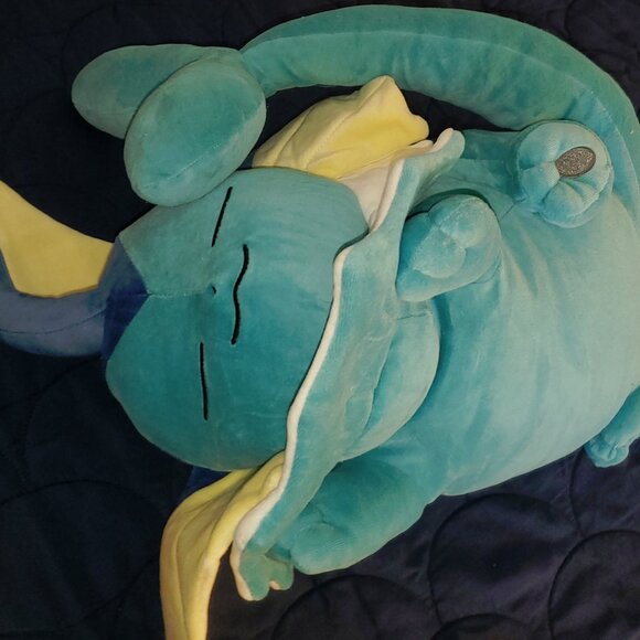 Pokemon Center Vaporeon Sleeper Plush Eeveelutions Plush Rare Authentic - Picture 4 of 4